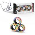 Magnetic Rings Fidget Toy Set Adult Fidget Magnets Spinner Rings  Fidget Pack Great Gift for Adults Teens Kids (3PCS). 