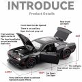 1:32 Hellcat Tomahawk Model Toy Supercars Alloy Diecast Sound Light Doors Opened Pull Back Simulation Sports Car Toys for Kids. 