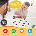 Magnetic Chess Game,Fun Table Top Magnet Game with String, Magnetic Stones Board Game Magnetic Chess Board Game Set Improve Log.. 