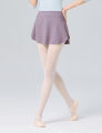 Women Side Split Dance Skirts Adult Versatile A-line Skirts Yoga Fitness Tennis Wear Widen Elastic Waistband Ballerinas Dress.