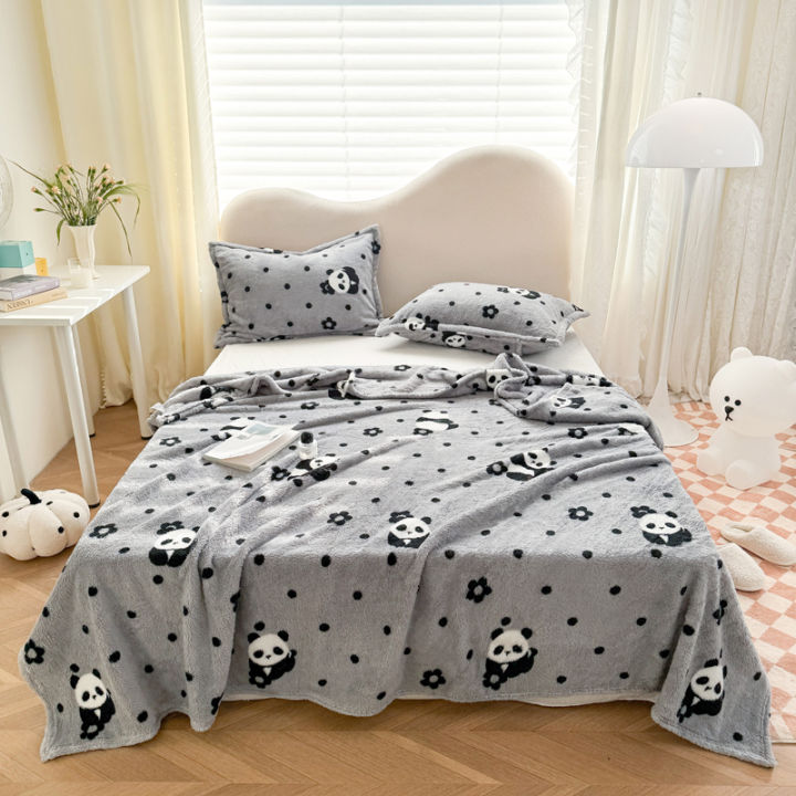 Panda%20Printed%20Fluffy%20Blanket%20for%20Beds%20Single/Queen/King%20Plush%20Fleece%20Plaids%20for%20Sofa%20Soft%20Warm%20Thow%20Blanket%20for%20Winter%20-%20Image%202