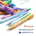 Quantum 007 Hitz pastel 0.7mm ballpoint pen Blue Ink assorted colors (Pack 6/12/bottle 50 PCs). 
