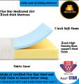 Five Star 2in1 Folding Mattress Tri Foldable. 