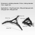 Folding gas tank stand three-legged stable stand long gas cylinder flat gas tank gas portable and simple universal base.
