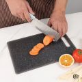 Marble Texture PP Cutting Board Antibacterial and Mildew Cutting Board Kitchen Vegetable Cutting Board Dishwasher Safe. 