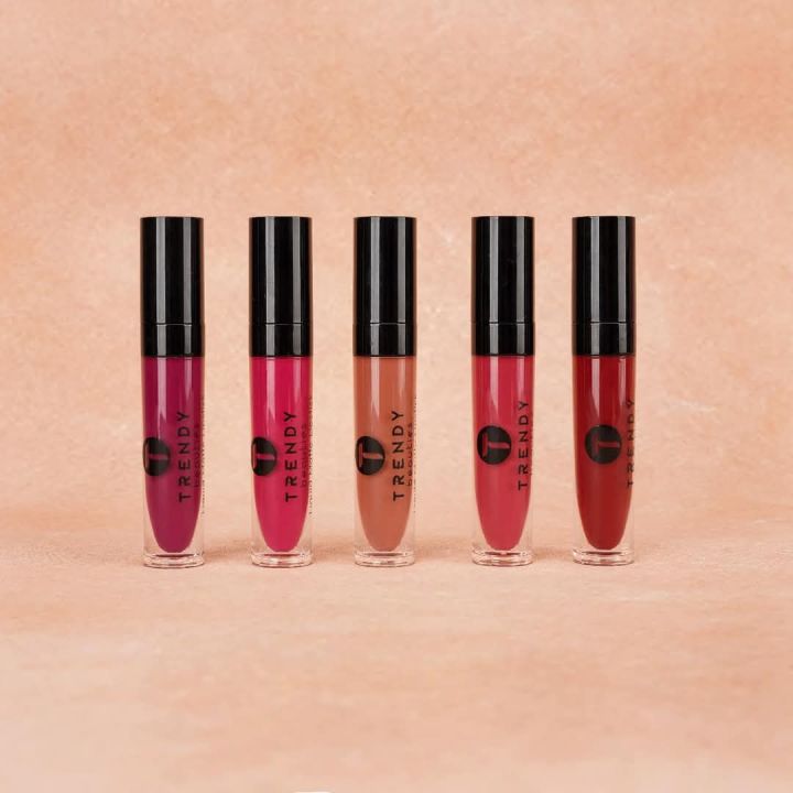 TRENDY BEAUTY LIQUID MATTE LIPSTICK WATERPROOF 12 color (1piece)