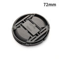 High-quality 40.5mm 49mm 52mm 55mm 58mm 62mm 67mm 72mm 77mm 82mm Center Pinch Snap-on Cap Cover Camera Lens. 