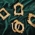 Creative Gold DIY Shadow Box Frame DIY 3D Memory Display Frames Wedding Photo Display Frames Home Decor. 