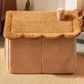 Foldable Pet House Removable Washable Cat House Puppy Cave Sofa Pet Bed House for Extra Small Dogs and Small and Medium Cats. 