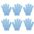 2pcs/6pcs/12pcs Reversible Exfoliating Shower Gloves, Body Scrub Gloves, ,Cleansing Tools Bath Towel Bath Products Back Scrub. 