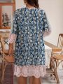 Plus Size Fashion Elegant Women Dress Loose Casual Dress Women Dress New Temperament.