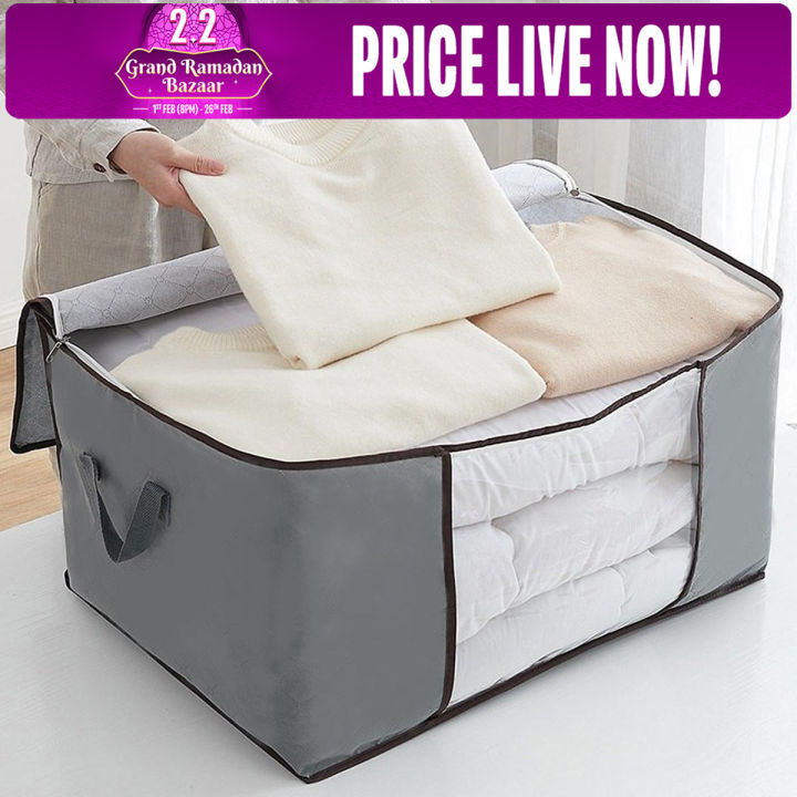 Winter Cloths & Items Storage Bag | Blankets, Bedsheet or any Winter Clothing Organizer