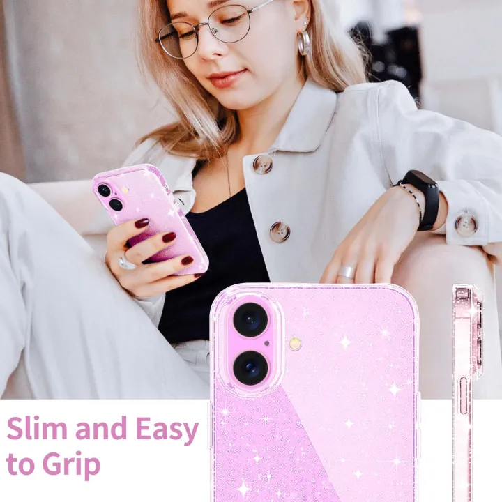 Clear%20Glitter%20Case%20For%20iPhone%2016%20Pro%20Max%2015%20Plus%2014%2013%20Mini%2012%2011%20X%20XS%20XR%20SE%202022%202020%208%207%2015Pro%2016Pro%20Sparkle%20Bling%20Phone%20Cover%20-%20Image%205