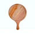 Simple Style Wooden Round Shaped Pizza Tray / Chopping Board ( 9 Inch ). 