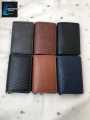 Ultra Slim RFID Card Holder - Unbuttoned Black | Minimalist Auto Pop-up PU Leather Wallet for Unisex | Secure Cash & Cards.