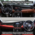 for Alfa Romeo Stelvio 949 2017 2018 2019 2020-2024 Dashboard Cover Dash Board Mat Carpet Pad Sunshade Cushion Visor Accessories.