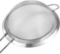 Pack of 3 Kitchen Sieve Stainless Steel Fine Mesh Sieve. 