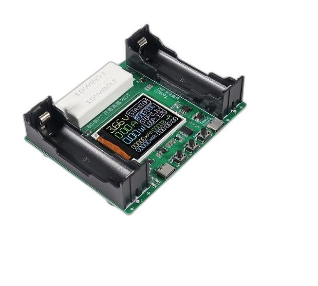 18650 Lithium Battery Capacity Tester Module MAh MWh Digital Battery ...