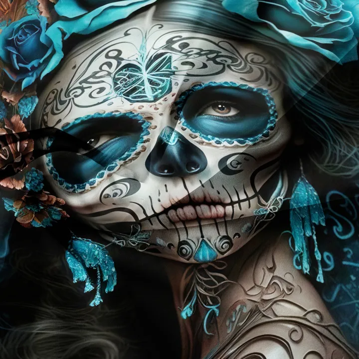 3Pcs%20Gothic%20Mexican%20Sugar%20Skull%20Woman%20Duvet%20Cover%20Bedding%20Set%20Floral%20&%20Skull%20Patterns%20-%20Ideal%20For%20Day%20Of%20The%20Dead%20Celebrations%20-%20Image%202