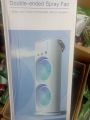 Rechargeable Double Head Portable Mini Air Cooling Mist Fan.