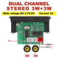 6W Bluetooth Amplifier MP3 Decoder Board Microphone Car Mp3 Player USB Record FM Radio AUX for Speaker Handsfree Audio DIY. 