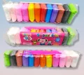 12pcs-1pac DIY soft Super clay/craft ideas for your baby/kids. 
