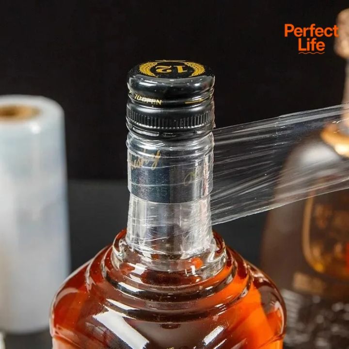 Stretch Bottle Mouth Wrapping Film Bottle Sealing Film Sealed Wine Jar Old Wine Anti Leakage Film Anti-aging Anti Volatilization