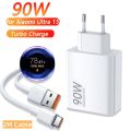 90W USB Charger Quick Charge 3.0 USB Type C Cable Charger For iPhone Samsung Xiaomi EU/US Plug Wall Travel Power Charger. 