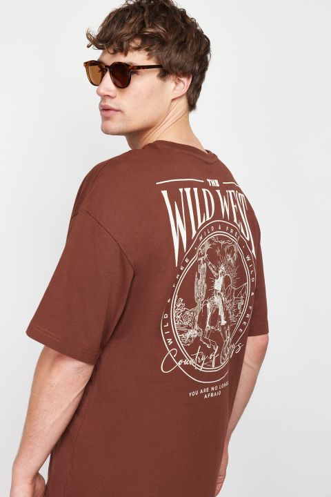 Wild%20%20Printed%20%20Cotton%20T-Shirt%20For%20Men%20-%20100%25%20Cotton,%20Wide%20Fit%20/%20Summer%20-%20Image%203
