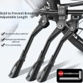 Kickstand Bike Single Support Lithium Battery Aluminum Alloy Side Foot Support Double Hole Adjustable Stand Sports Outdoor. 