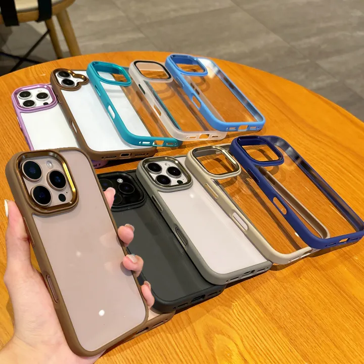 High%20Quality%20Metal%20Camera%20Frame%20Transparent%20Back%20Cell%20Phone%20Case%20for%20iPhone%2016%20Pro%20Max%20Clear%20Hot%20Bronzing%20Ultra%20Thin%20Slim%20Cover%20-%20Image%202