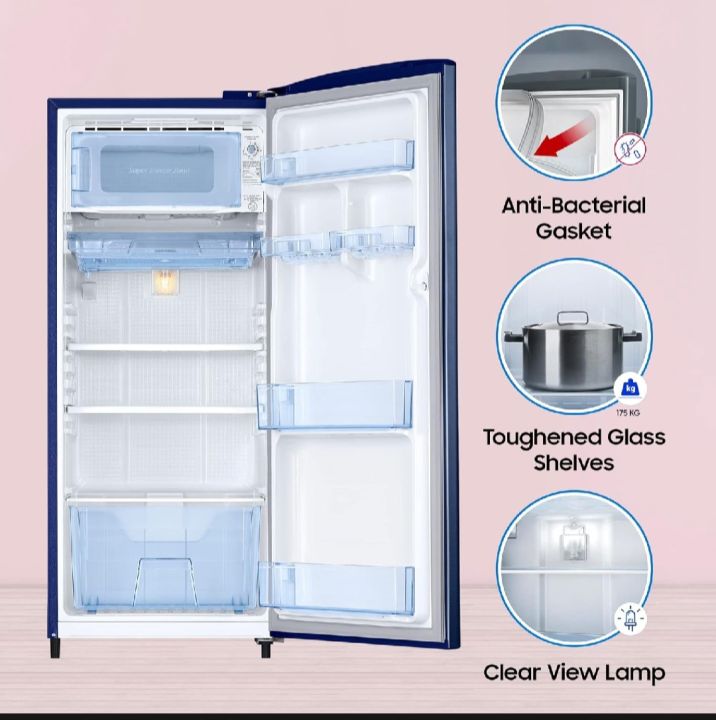SAMSUNG%20RR20M282ZS8%20192%20litre%20DIrect%20cooling%20Digital%20Inverter%20single%20door%20Refrigerator%20-%20Image%202