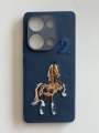 Redmi Note 13 pro Embroidered POLO Back Cover. 