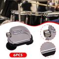 Triangle Snare Drum Lugs Metal Sturdy Musical Instrument Repair with  Pads Mounting Hardware Replace The Old or Damaged. 
