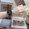 Ladies Small Square Watch I Fashion Astronaut LED Electronic Watch. 