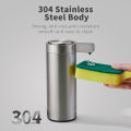 Kitchen Soap Machine Automatic Sensor Out of Hand Sanitizer Smart Electric Body Wash Soap Dispenser 304 Stainless Steel. 