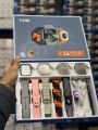 Y200 Smartwatch (3 Watches + 15 Straps + Silicone Case + Touch Pen + Counter) 3 in 1 Combo Pack Smart Watch FULL HD Display. 