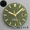 DZ 31mm NH35 Watch Dial With Hands Sets Luminous 3 Hour's Date Window For NH34 NH35 NH36 NH38 NH70 NH71 NH72 Automatic Movement. 