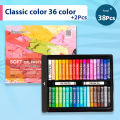 Super Soft Oil Pastels Macaron Classics Drawing Heavy Color Painting Sticks Water Soluble White No-Dirt Crayons Artists Supplies.