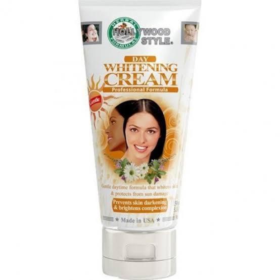 Day whitening cream for professional use