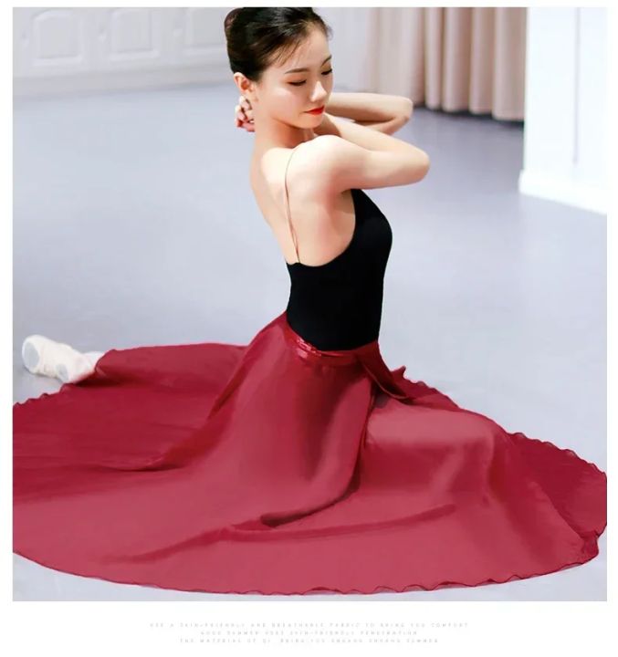 Chiffon%20Ballet%20Tutu%20Dance%20Skirt%20Dance%20Skate%20Wrap%20Scarf%20Ballerina%20Lyrical%20Long%20Ballet%20Skirt%20Gymnastics%20Ballet%20Dance%20Dress%20Women%20-%20Image%206