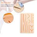 Silicone Human Traumatic Skin Model Reusable Skin Wounds Suture Teaching Module For Medical Student Exams And Learning Practicng. 