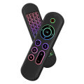 M5 Fly Air Mouse Remote Control Rechargeble 2.4G+BT5.2 Mini Wireless Keyboard Flying Mouse Remote for Android TV Box/PC/Smart TV. 