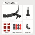 Helmet Chin Mount Camera Mount for GoPro Hero 12 11 10 9 8 7 5 Yi 4K for Insta360 Camera Foldable Front Chin Mount Accessory.