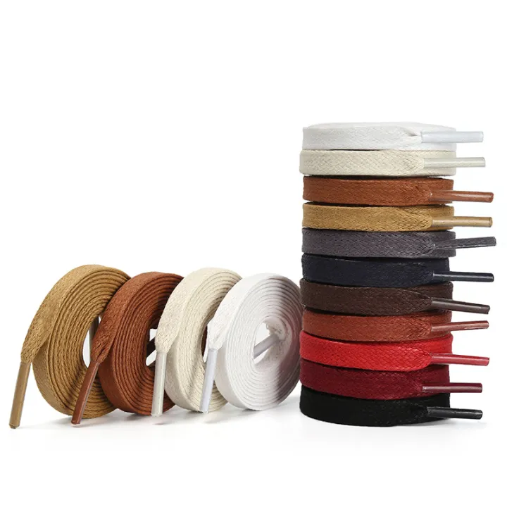 1%20Piar%20Unisex%20Flat%20Waxed%20Cotton%20Shoe%20Laces%20Casual%20Sneakers%20Boots%20Waterproof%20Leather%20Shoelaces%20for%20Shoes%20-%20Image%202