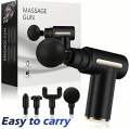 Mini Electric Massage Gun Portable Deep Tissue Massage Gun - Pain Relief USB Rechargeable Body Massager Message Gun Body Muscle Relief Massage Gun Fitness Portable Fascial Gun Deep Tissue Mini Massage Gun Message Gun Electric Message Gun.