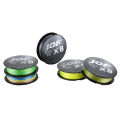 JOF X8 150M 300M 500M Braided Fishing Line 8 Strands MultiColor Multifilament Saltwater PE Line15 20 30 40 60 80 100LB. 