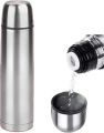 Stainless Steel Flask Hot and Cold Premium Quality Steel Water Bottle Flip Style Vacuum Insulated Flask with cover, Hot and Cold Water Bottle, Double Walled Stainless Steel Bottle for Travel, Home, Office, Outdoor, Gym, Sports, (Silver). 