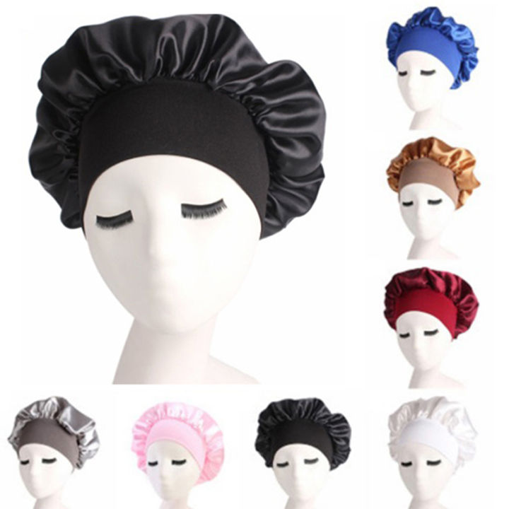 Solid%20Satin%20Bonnet%20Hair%20Styling%20Sleep%20Hat%20Wrap%20Shower%20Cap%20Hair%20Styling%20Tools%20-%20Image%203