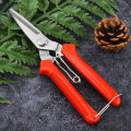 190mm Straight Head Pruning Shears Non-slip HandleStainless Steel Outils Manuels Household Bonsai Garden Scissors Pruing Shear. 